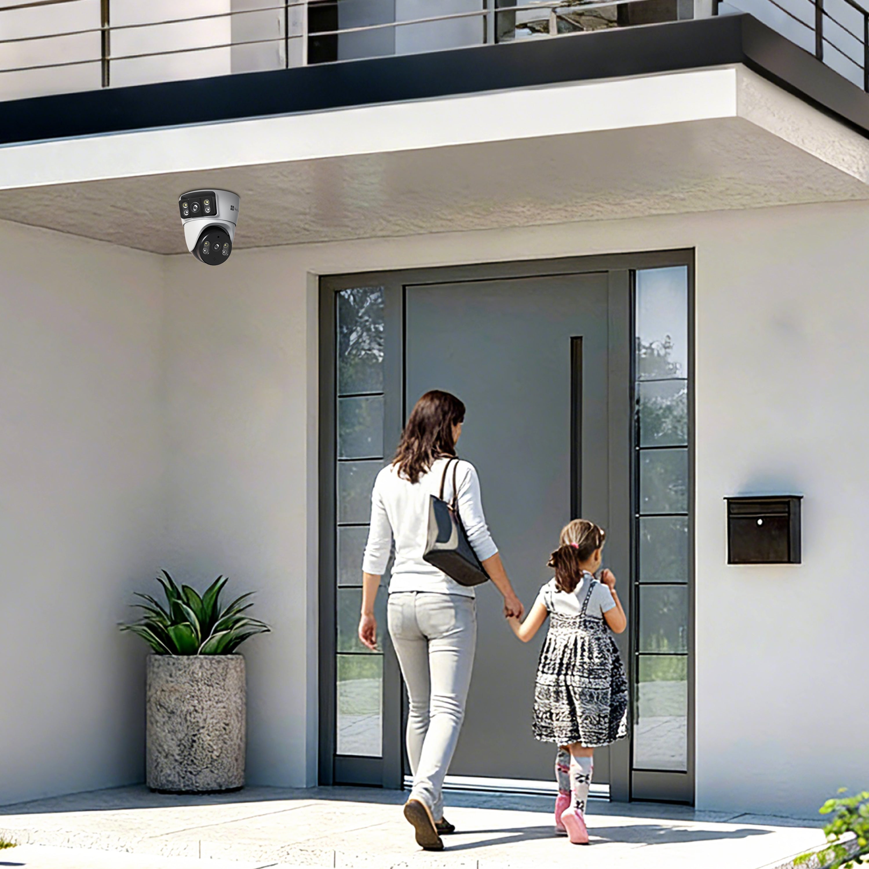 NexiTech BQ3 Indoor WiFi Security Camera, Dual-Lens 2MP+2MP, Pan/Tilt, Color Night Vision, Motion Tracking, Two-Way Audio (Pre-Order)