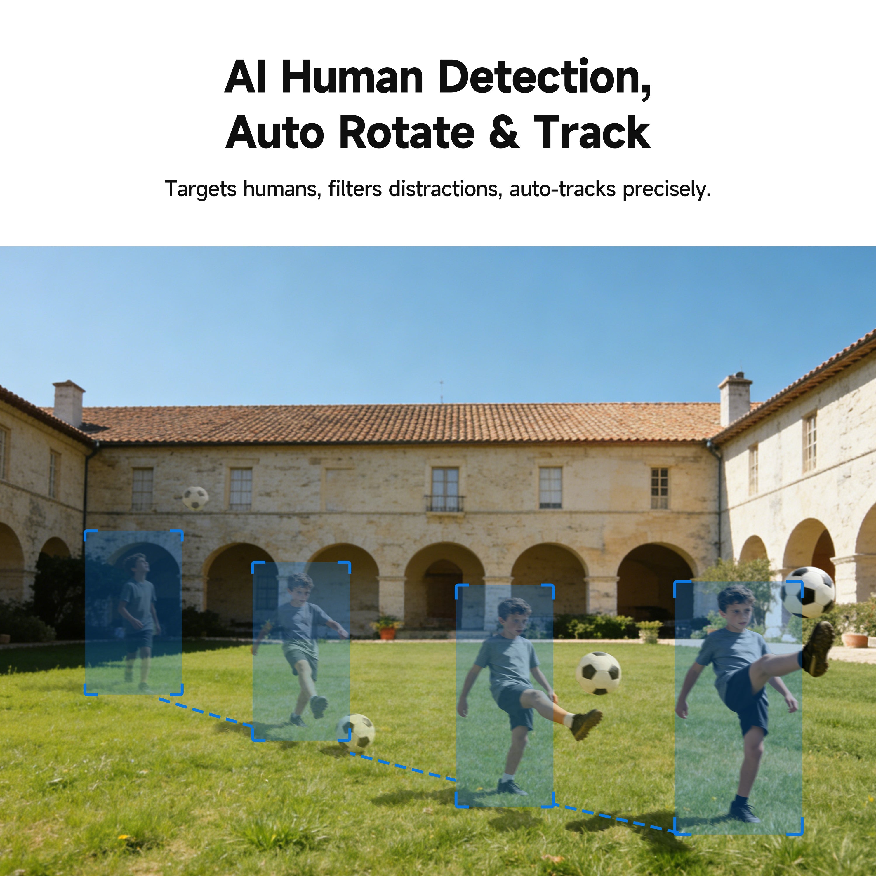 NexiTech BP9 WiFi Solar PTZ Outdoor Security Camera, Dual-Lens 2MP+2MP, 355° Pan/Tilt, AI Motion Detection, Color Night Vision, Two-Way Talk, IP65 (Pre-Order)