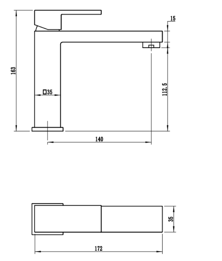 Stainless Steel Basin Tap